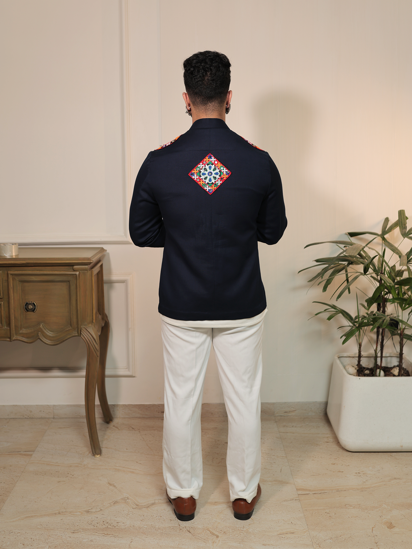 Arvind Garba Jharokha Jacket Set.