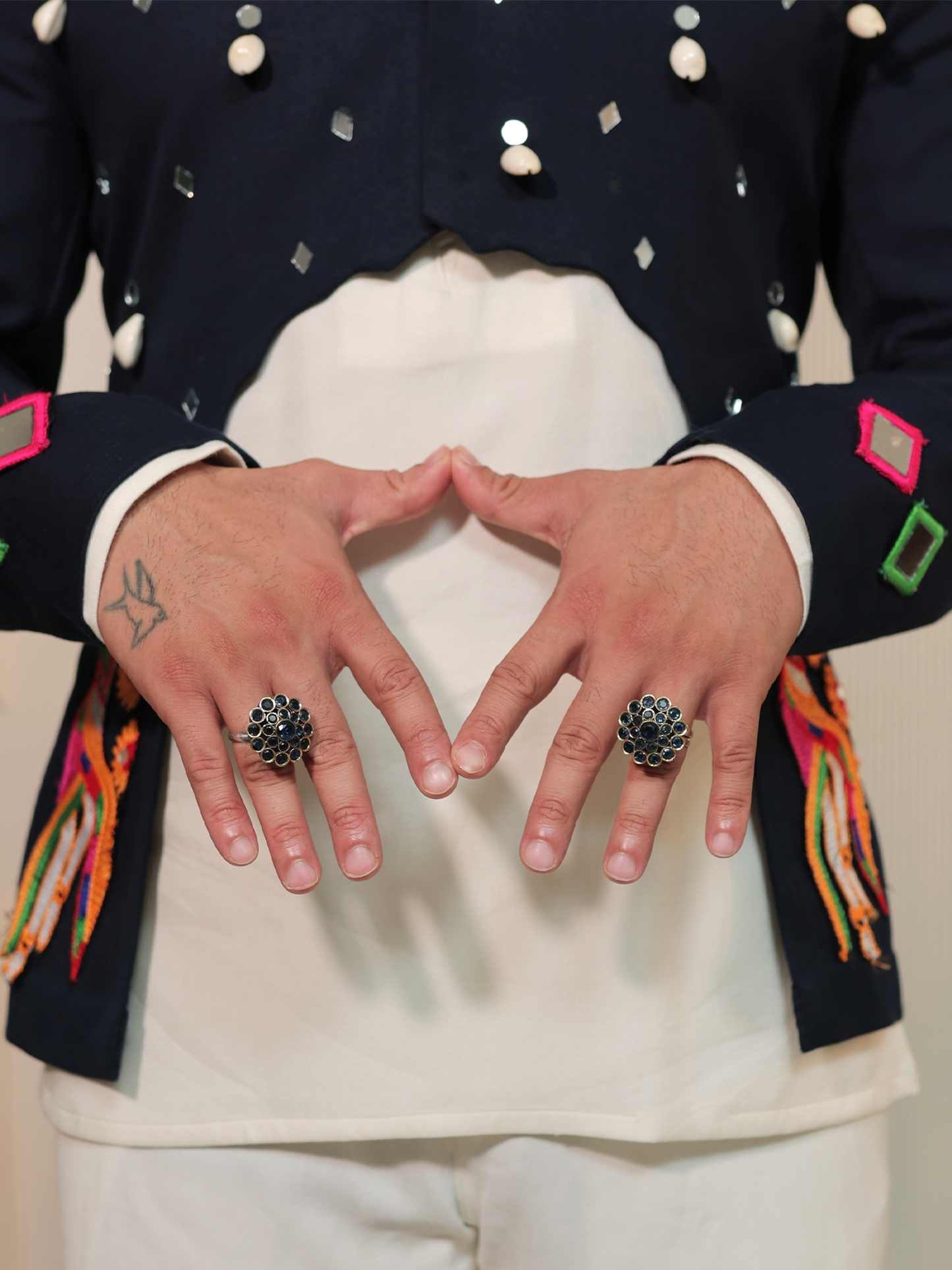 Arvind Garba Jharokha Jacket Set.