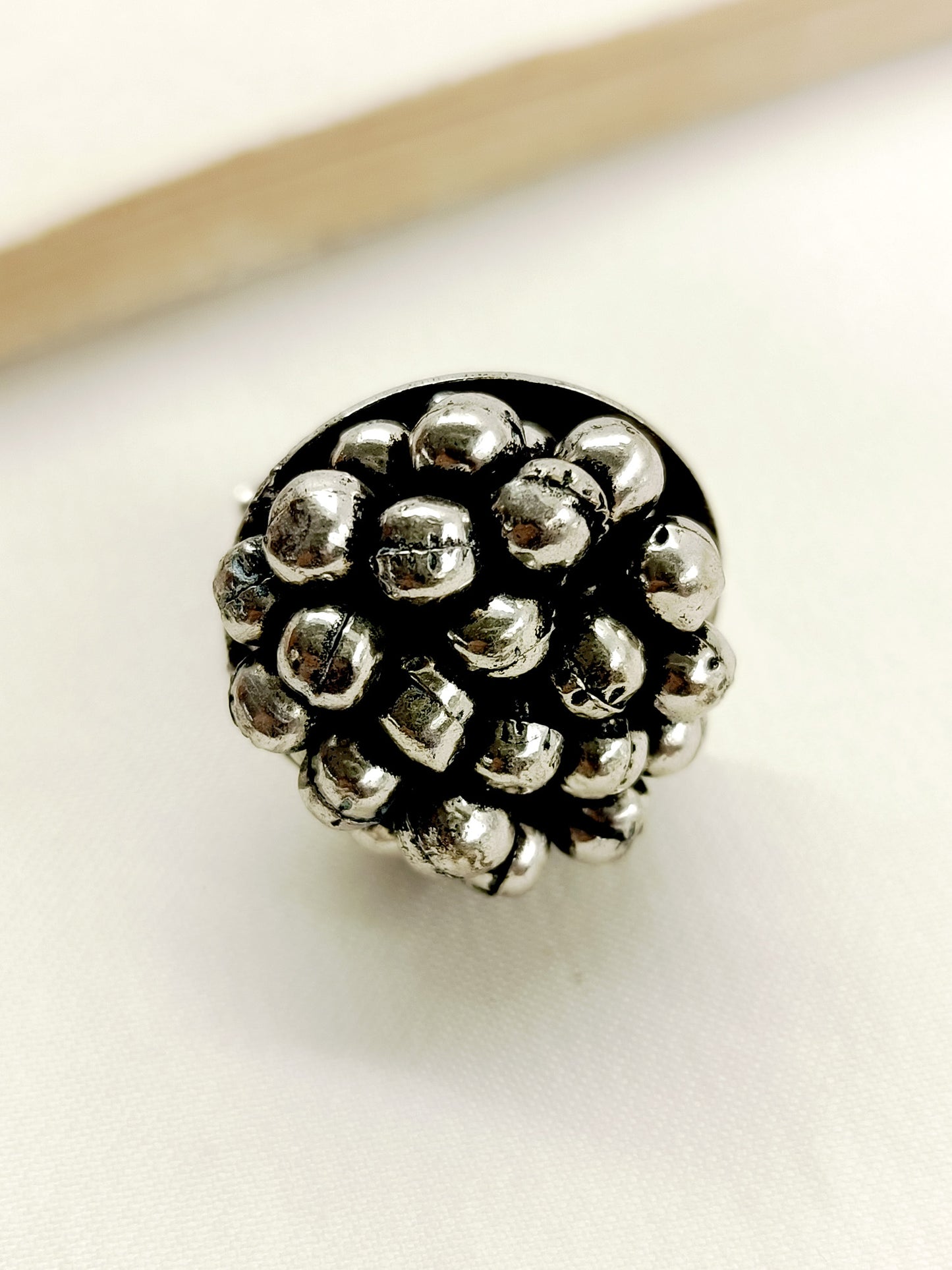 Naysha Plain Oxidized Finger Ring