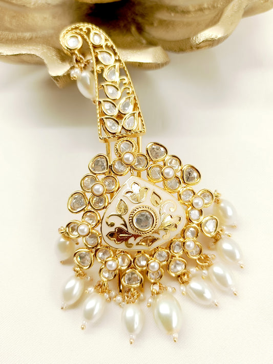 Hardik White Kundan Dulha Kalgi