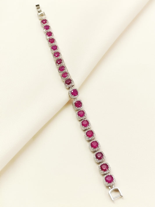 Lauren Ruby American Diamond Bracelet