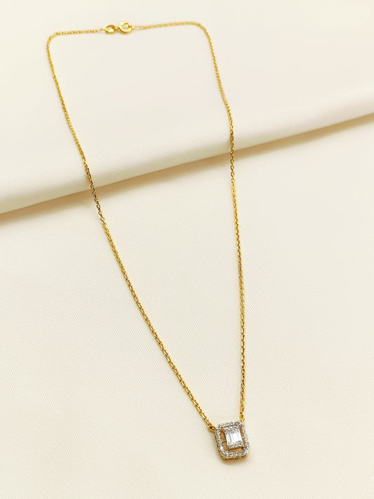 Rossy 92.5 Silver Swarovski Stone Pendal