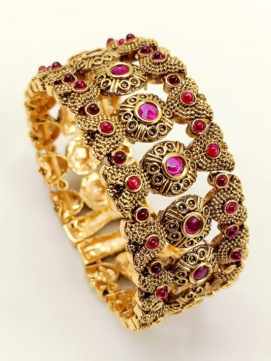 Amala Ruby Antique Bracelet
