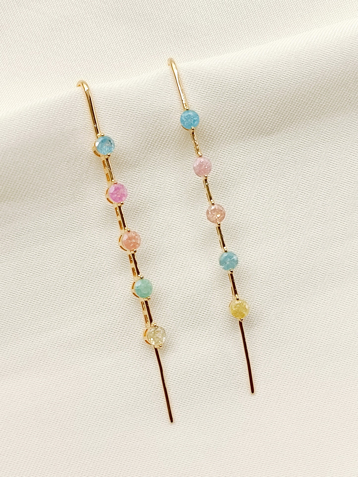 Adara Multi Colour American Diamond Earcuff