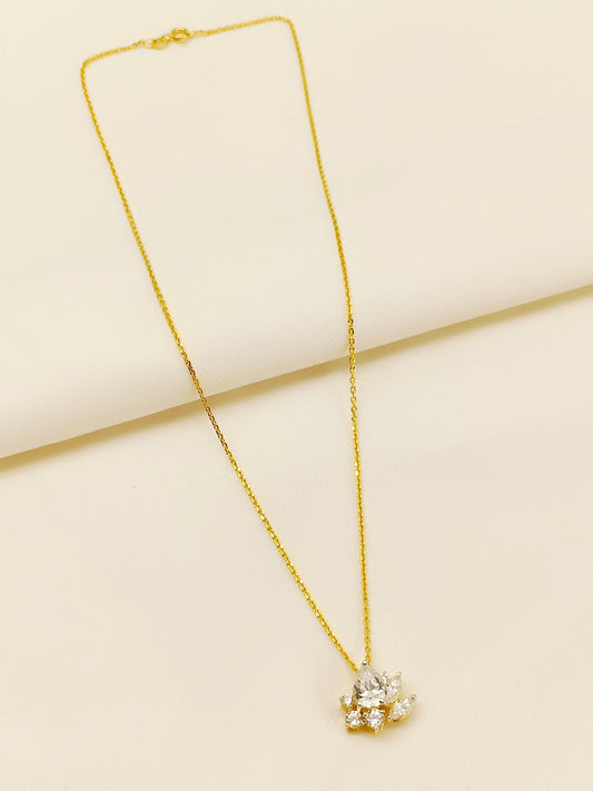 Meet 92.5 Silver Swarovski Stone Pendal