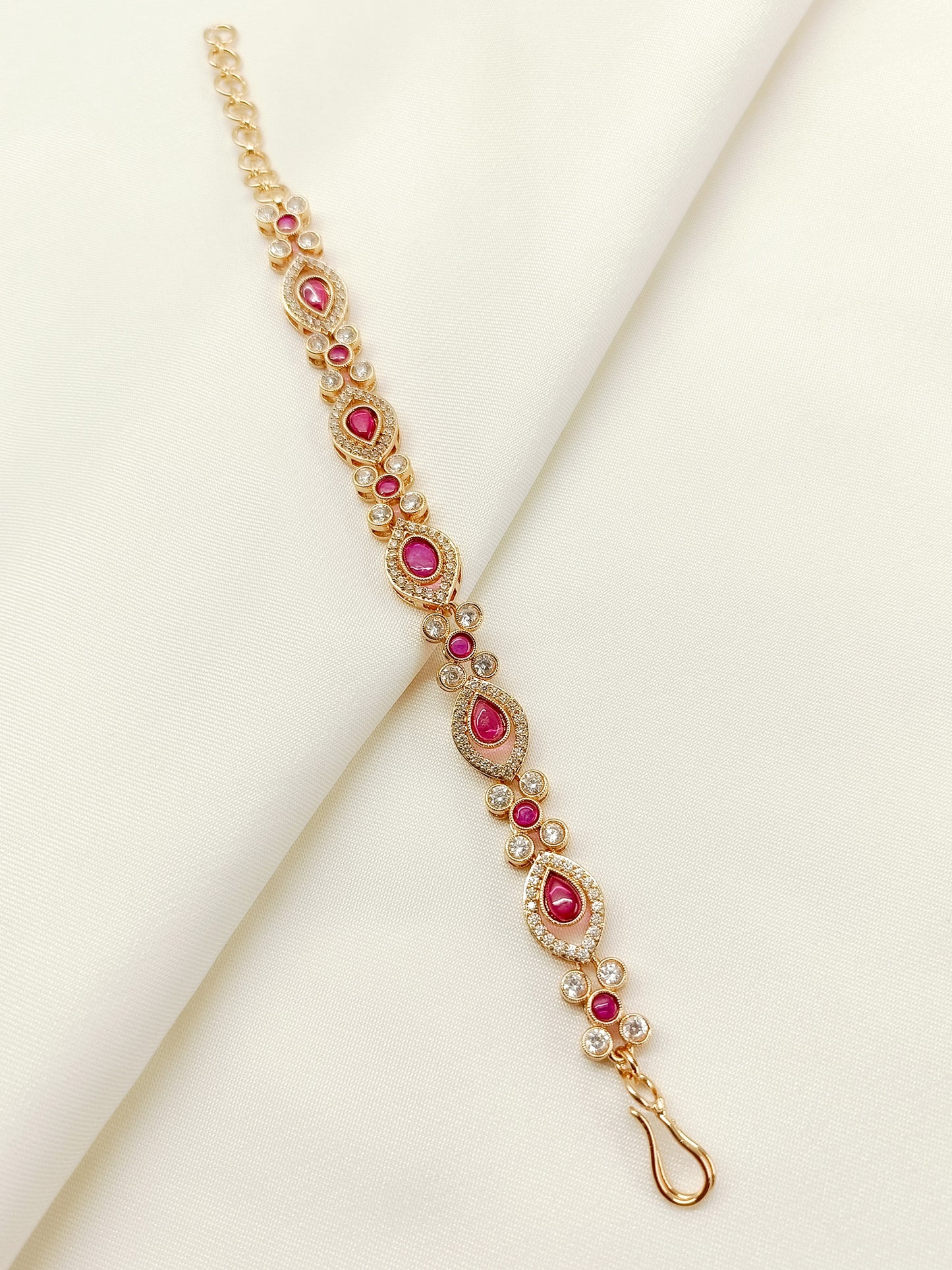 Shravya Ruby Antique Bracelet