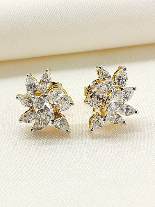 Geetu 92.5 Silver Swarovski Stone Tops