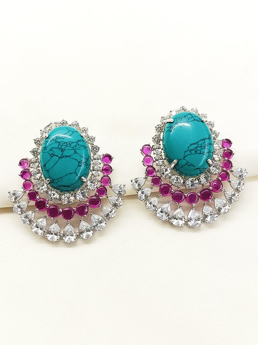 Baidehi Multi Colour 92.5 Silver Natural Stone Tops