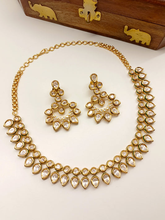 Rakshika Kundan Necklace Set