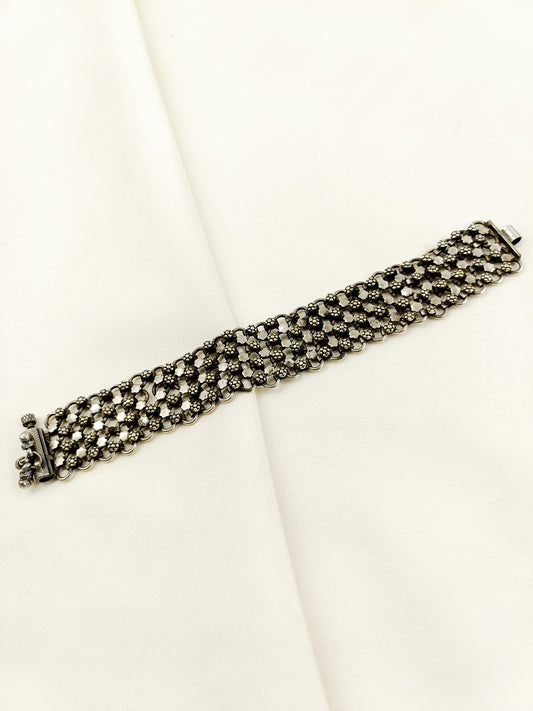 Revati Plain Oxidized Bracelet