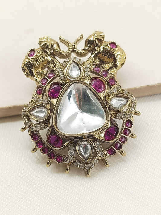 Avi Ruby Men's Brooch