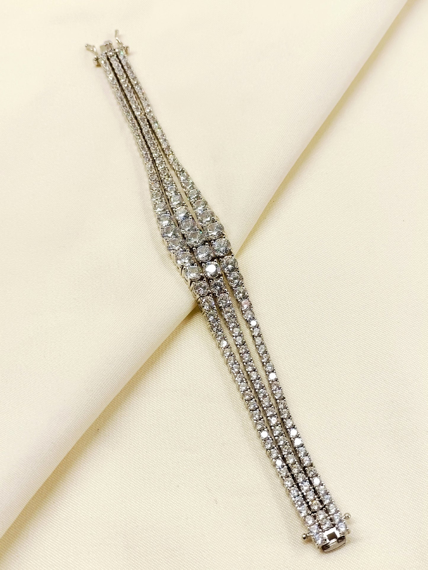 Rageswari White American Diamond Bracelet
