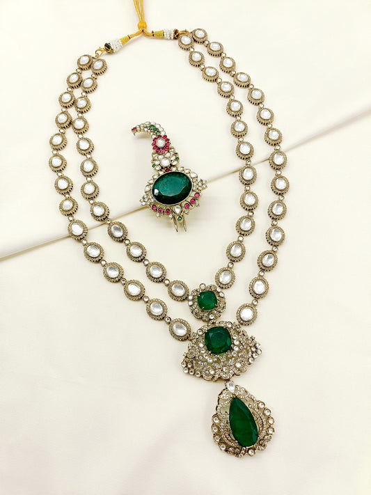 Drashan Groom Mala And Kalgi In Green