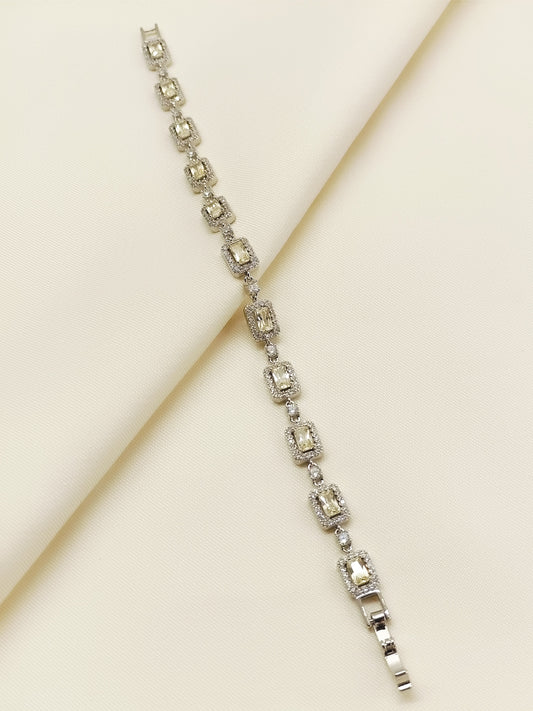 Cascade Yellow American Diamond Bracelet