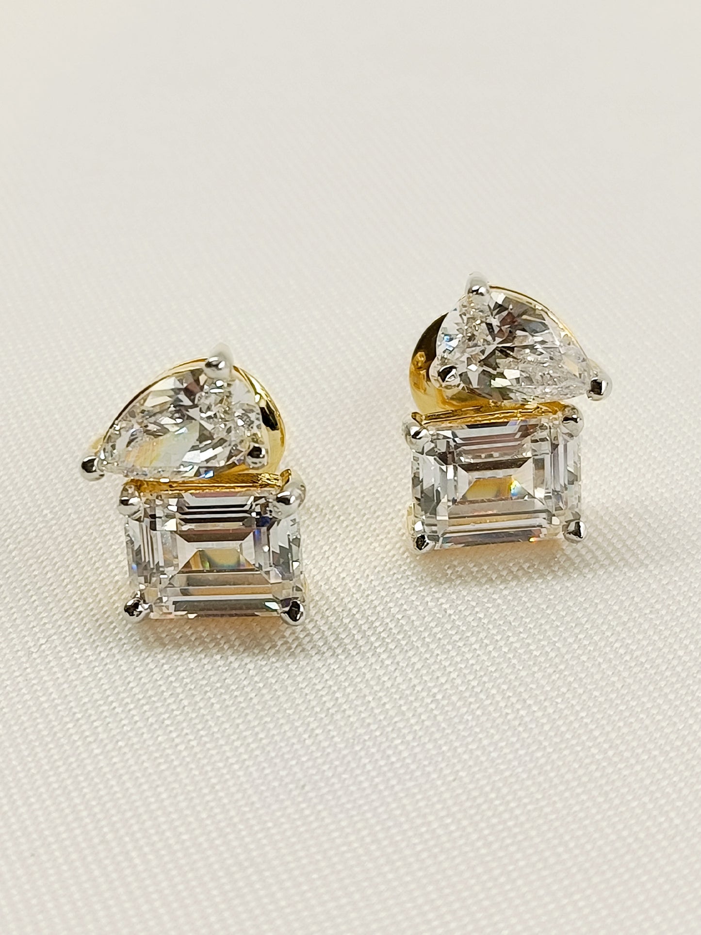 Niyati 92.5 Silver Swarovski Stone Tops