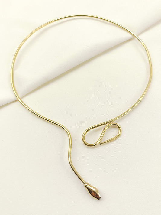 Reena Golden Western Neckpiece