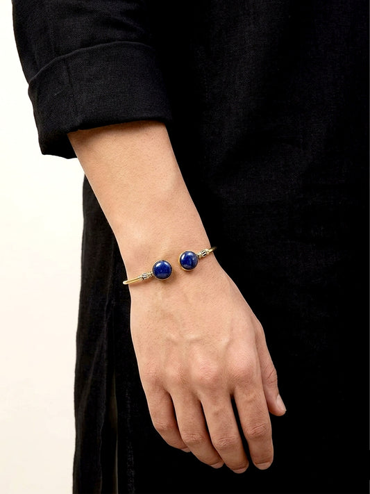 Rushil Navy Blue Men's Bracelet