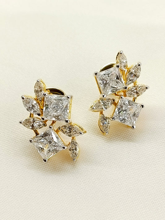 Aafreen 92.5 Silver Swarovski Stone Tops