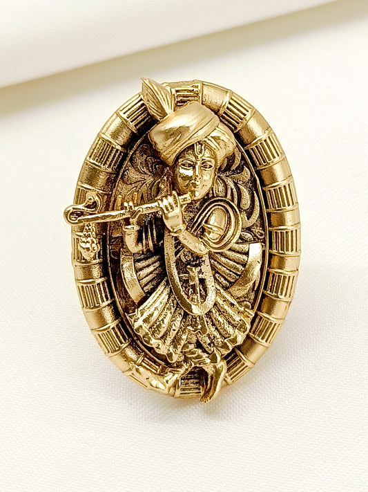 Aadhyavi Antique Finger Ring