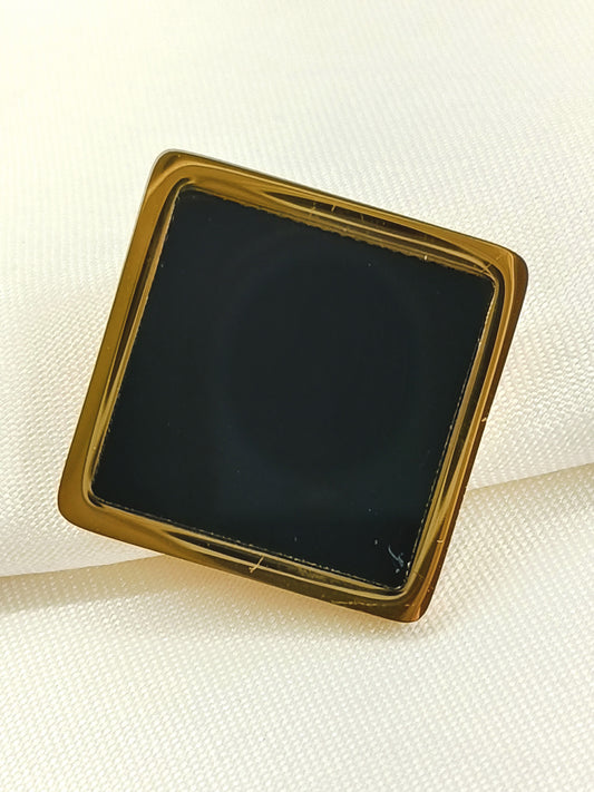 Saniya Golden Men's Brooch