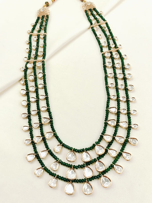 Abeer Green Groom Beads Neckpiece