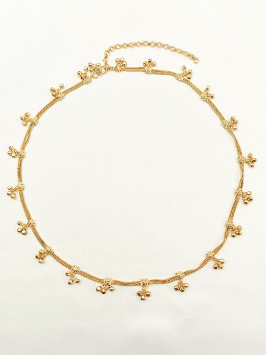 Jette Golden Antique Waist Belt/kamar Bandh