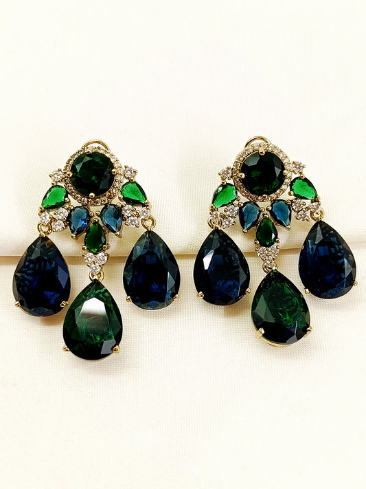 Aanisha Blue Victorian Earring