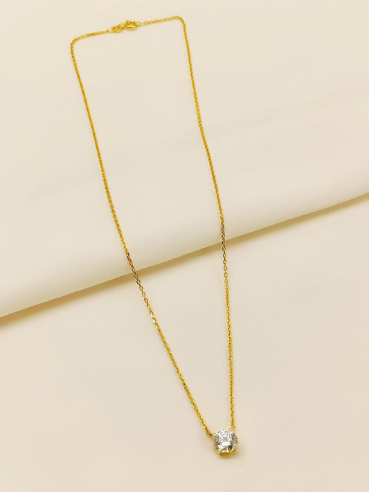 Mishti 92.5 Silver Swarovski Stone Pendal