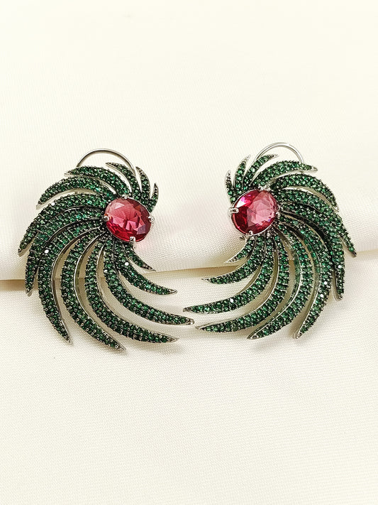 Rima Emerald Ruby Victorian Wing Tops