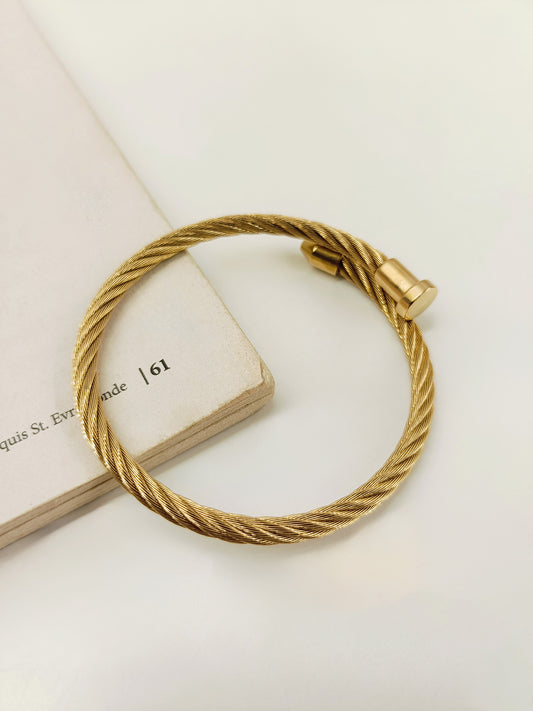 Shasvi Gold Plated Western Bracelet