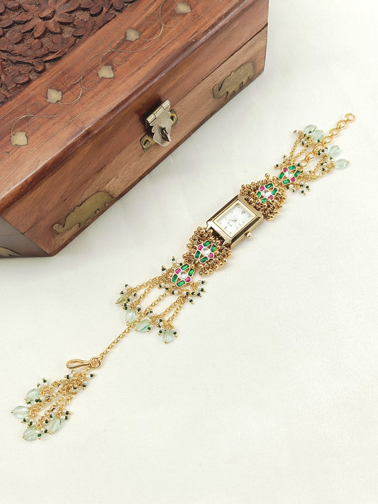 Naziya's Paachi Kundan Watch