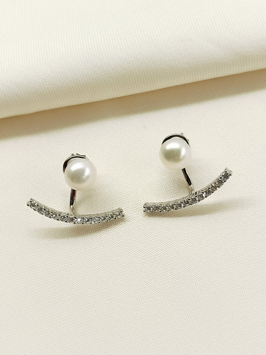 Parinaaz 92.5 Silver Swarovski Stone Tops