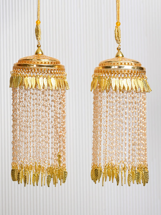 Jrika Cream Pearl Hanging Kalira