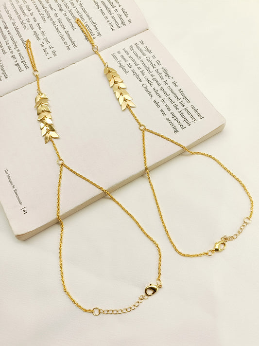 Skylar Golden Western Anklet