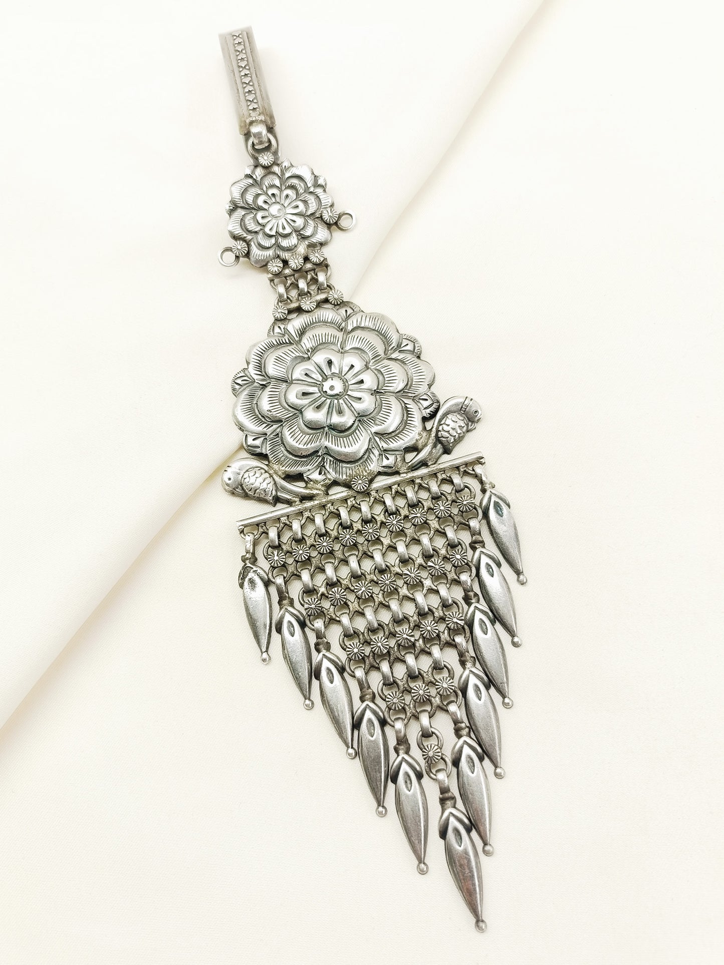 Rupini Plain Oxidized Key Ring