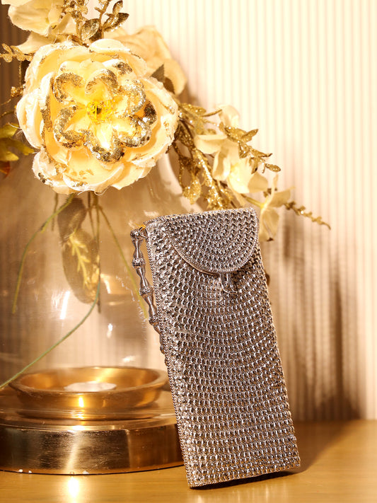 Sejal Silver Mobile Pouch