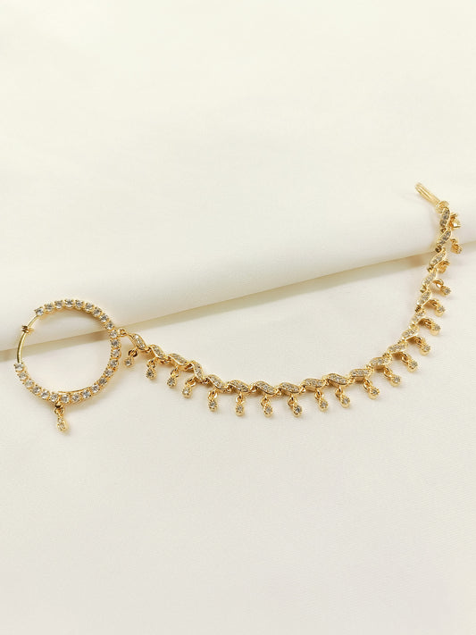 Baylee White AD Diamond Chain Nath