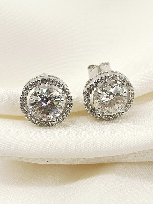 Hamirah 92.5 Silver American Diamond Tops