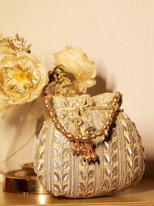 Taman Copper Potli Bag