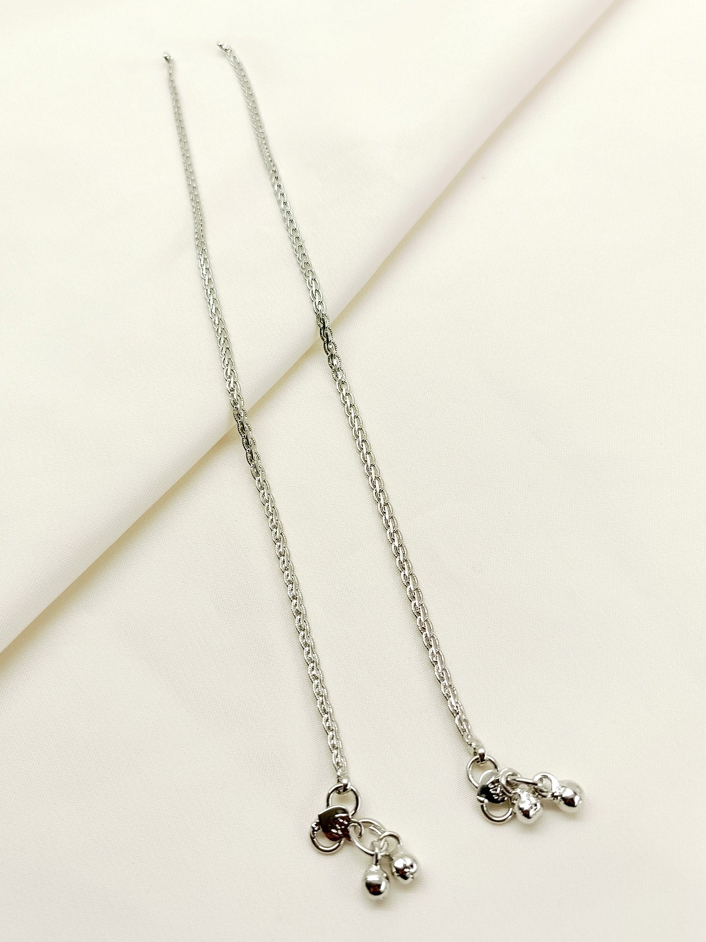 Aswi Silver Antique Anklet