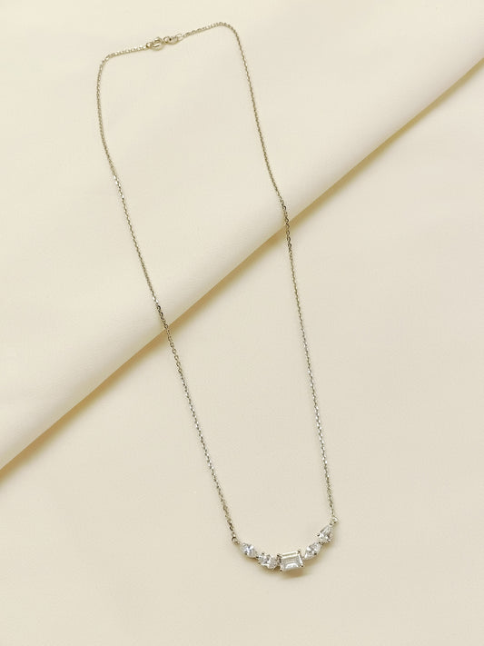 Inayat 92.5 Silver Swarovski Stone Pendal