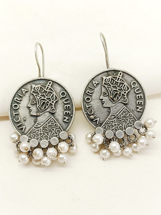 Sheetal Plain Oxidized Earring