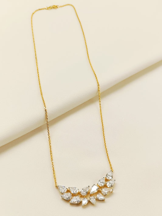 Faina 92.5 Silver Swarovski Stone Pendal