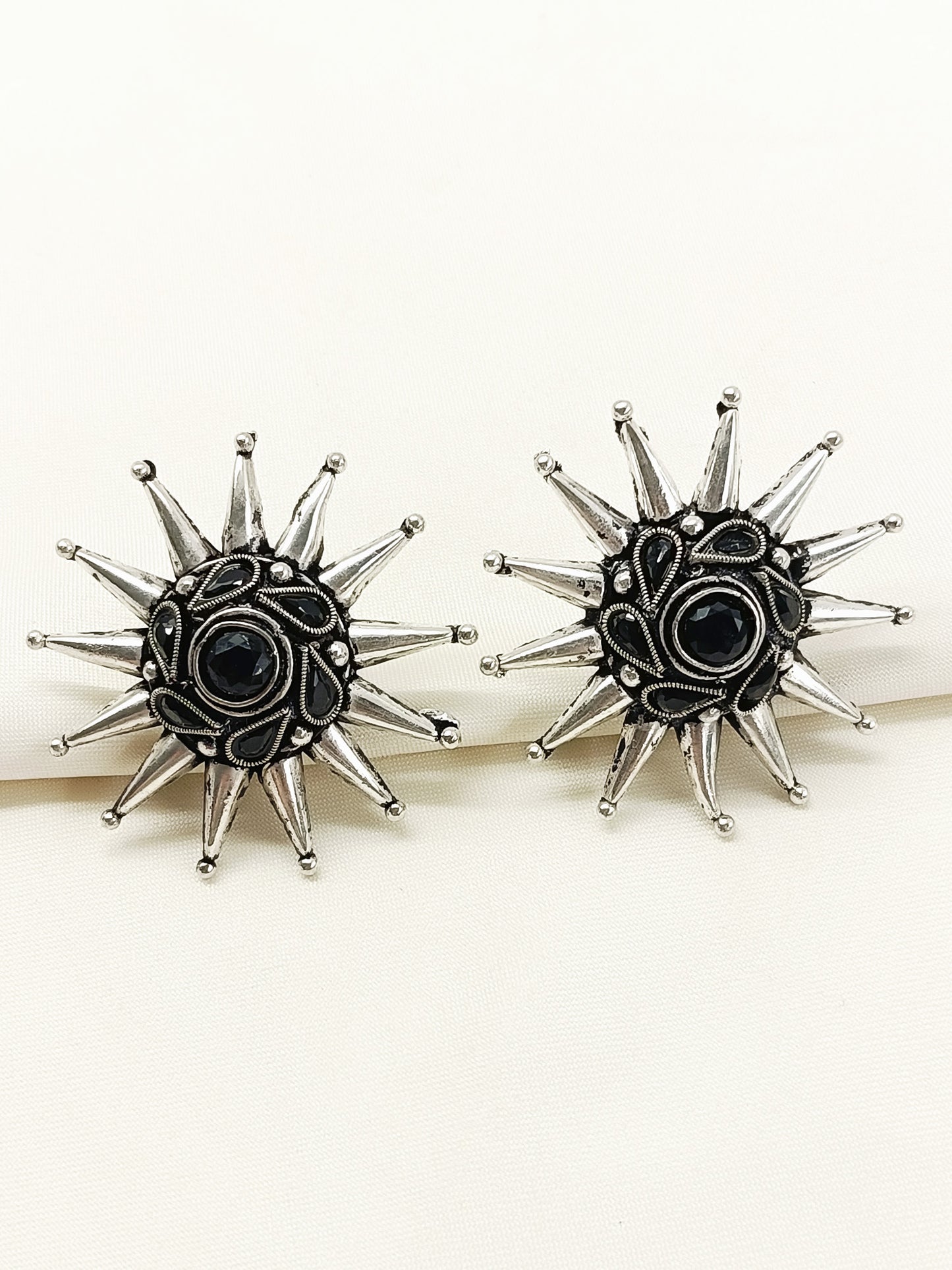 Vimalangi Black Oxidized Tops