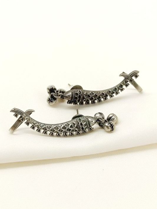 Bhakti Plain Oxidized Earcuffs