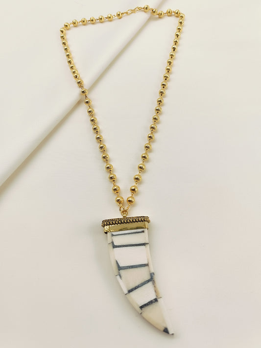 Somerset White Bone Neckpiece