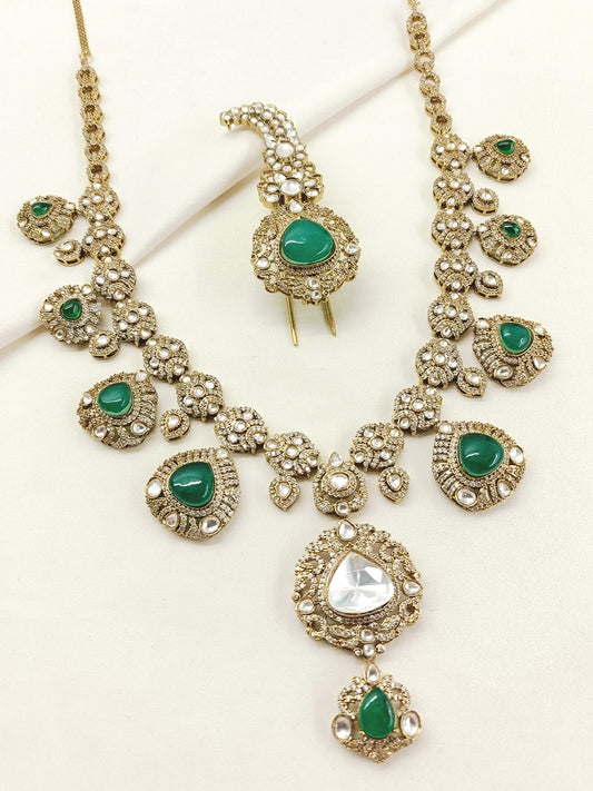 Aarnav Groom Mala And Kalgi In Green