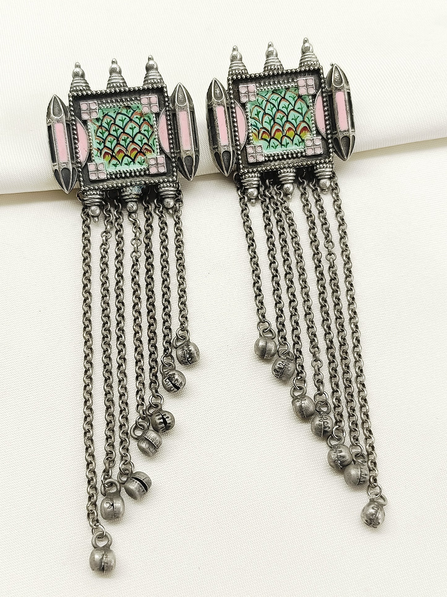 Onima Multi Colour Oxidized Earring