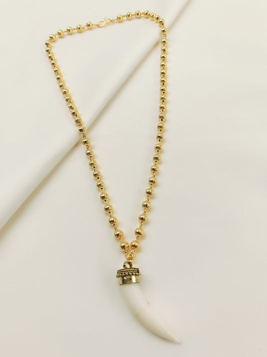 Apayajita White Bone Neckpiece