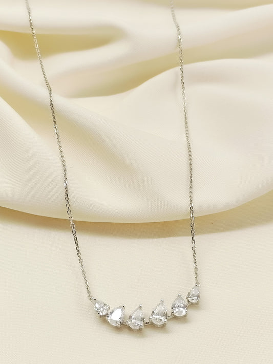 Taruna 92.5 Silver Swarovski Stone Pendal